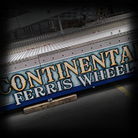 ferris wheel airbrush painting continentalwheel font