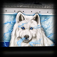ferris wheel airbrush painting continentalwheel wolf fasade