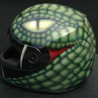 aerograf snake head helmet