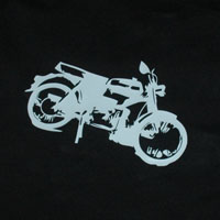 Koszulka z wizerunkiem motoroweru, Owicim