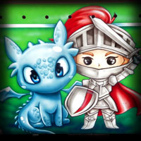 airbrush carousel little dragon and little knight