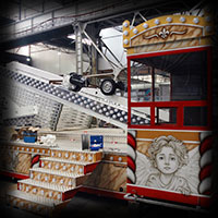 amusement rides art painting airbrush