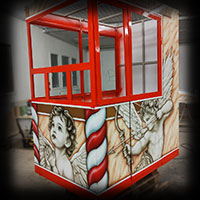 amusement rides art painting airbrush