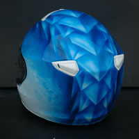 aerograf airbrush dragon ice helmet