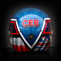 aerograf airbrush CEB racing bell karting helmet