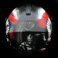 aerograf airbrush kask helmet caberg patriotyczny