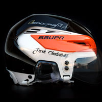 airbrush aerograf helmet kask hokej Jacek Chadzinski Unia Oswiecim