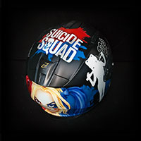 airbrush motorcycle helmet painting scorpion exo harley quinn