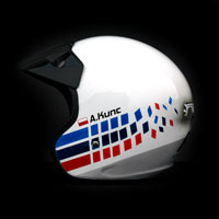 airbrush aerograf kask rajdowy kartingowy helmet bmw m3 onr acs