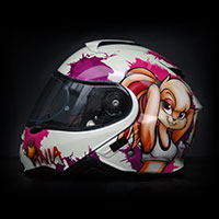 kask shoei neotec dla Ani, Lola malowany aerografem