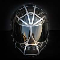 airbrush aerograf malowanie kasku motorcycle helmet hjc is16 bad venom graphite silver spiderman