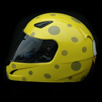 aerograf airbrush yellow HJC spongebob kask helmet trzebinia