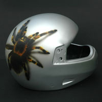 aerograf airbrush tarantula kask helmet