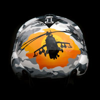 airbrush malowanie aerografem custompainting kask helmet military moro mi24 