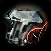 airbrush aerograf helmet race speed kask rajdowy