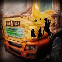 malowanie artystyczne ciężarówki